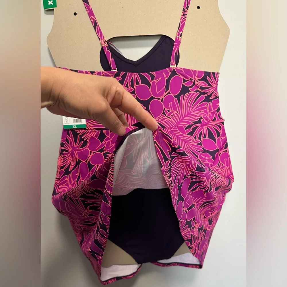 🌊 Lands' End Women's Wrap Swim Dress – Sizes S–XL NWT 🌊 - Picture 8 of 11